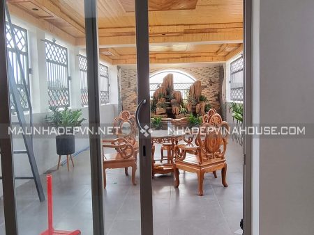 Nội thất sân thượng tiểu cảnh