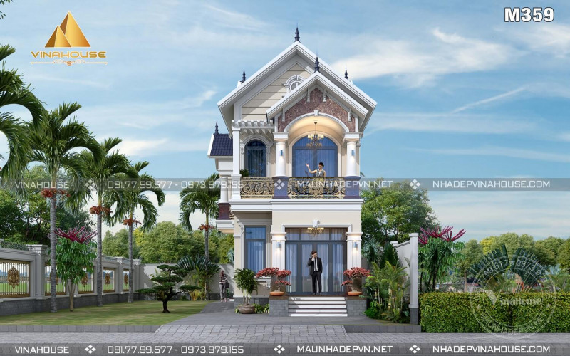 Mặt tiền căn hộ của anh Huy sau thiết kế
