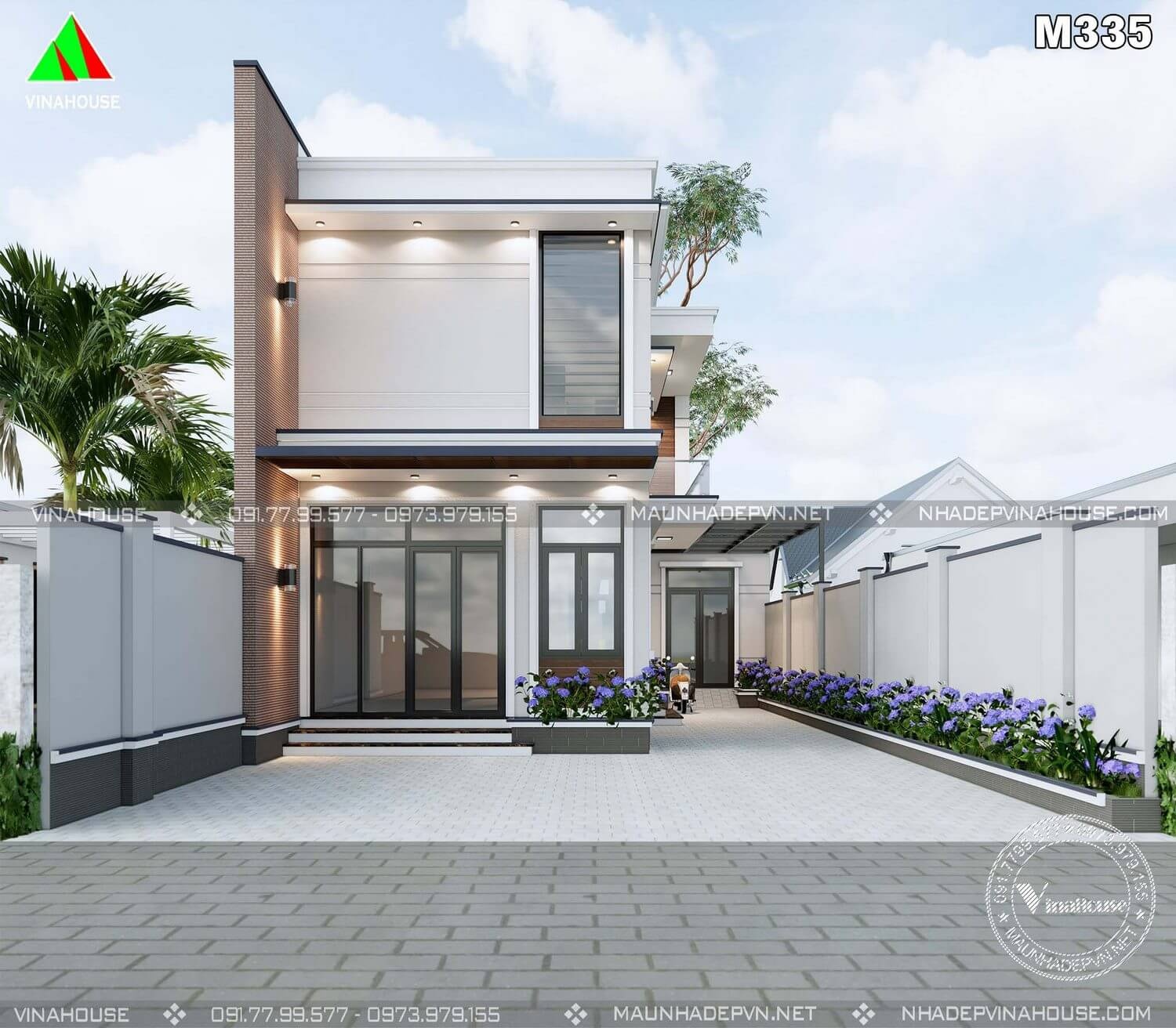 Thiết kế nhà không cầu kỳ nhưng sang trọng và hiện đại
