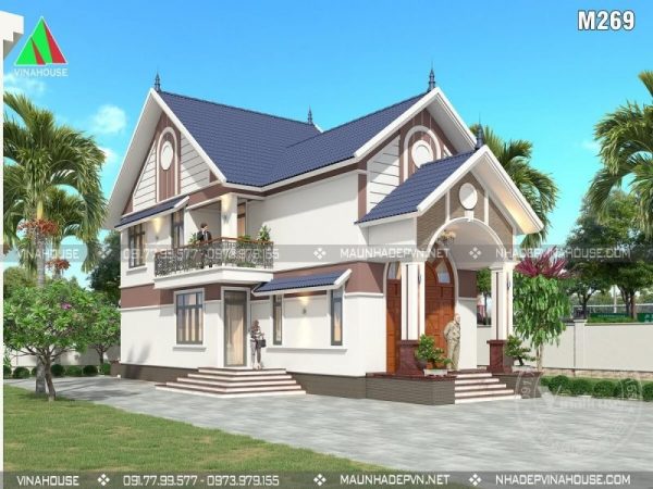 Ngói vảy cá được xếp theo hàng lối ấn tượng