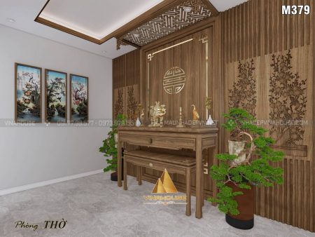 Thiết kế nội thất phòng thờ