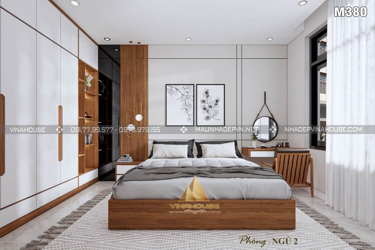 Thiết kế nội thất phòng ngủ 2