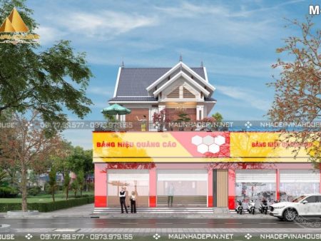 Biệt thự 2 tầng mái thái 7x17 M403