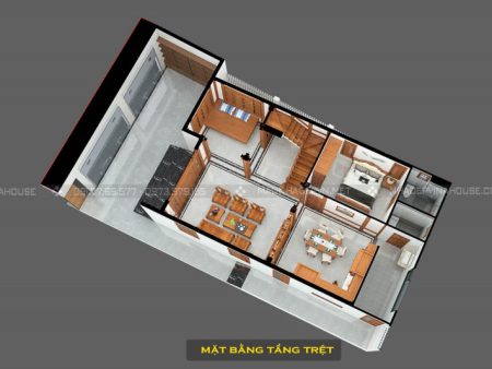 Mặt bằng tầng trệt