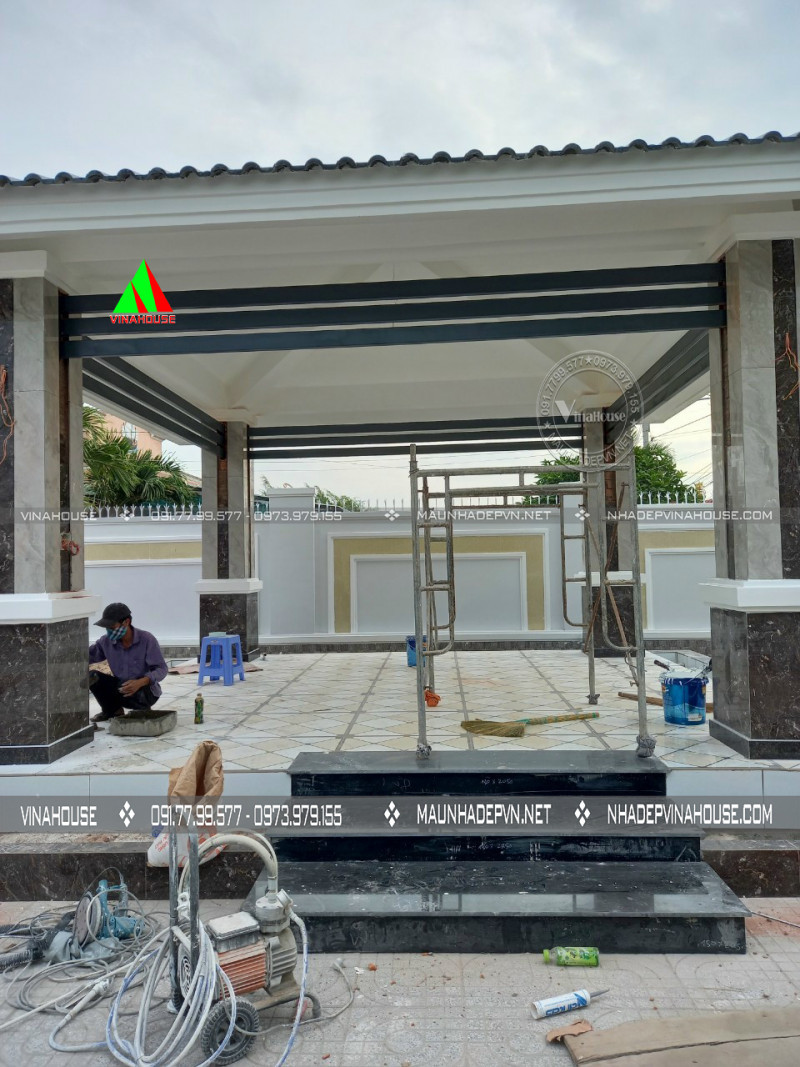 Hoàn thiện phần ngoại thất của căn nhà