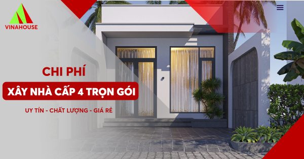 Báo giá chi phí xây dựng nhà cấp 4 trọn gói mới nhất, rẻ nhất 2024