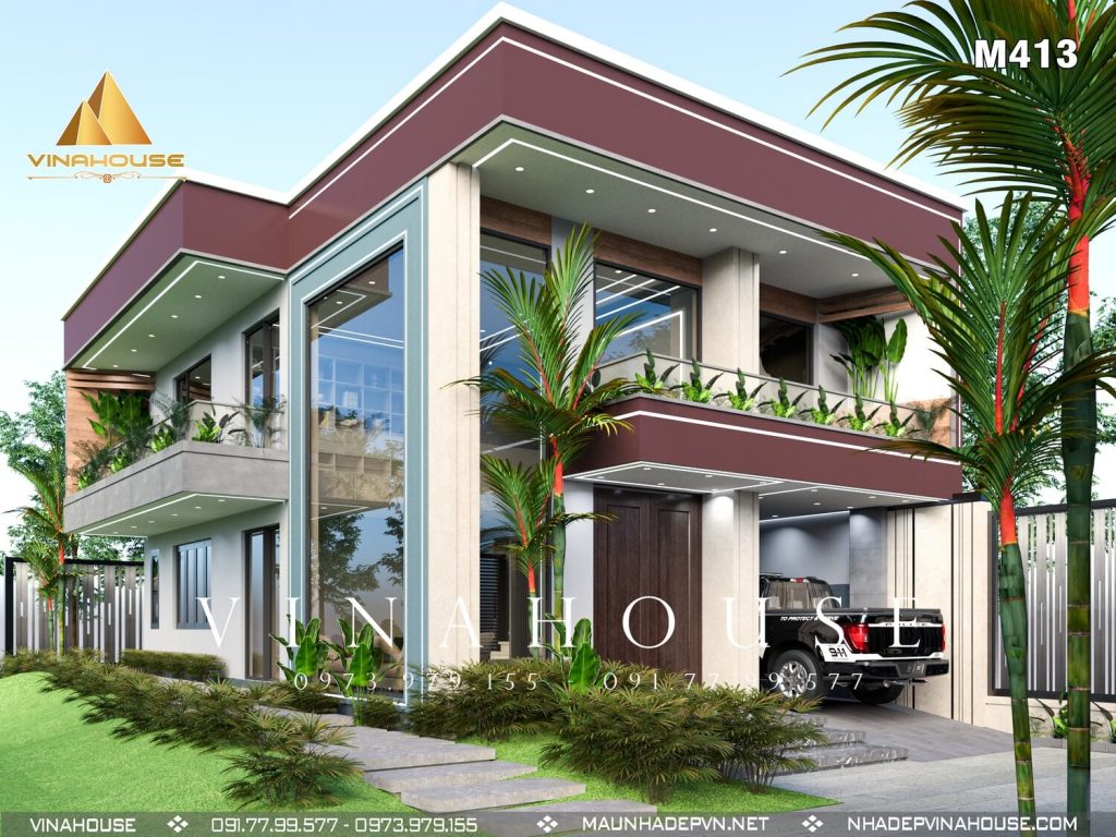 Nhà 2 tầng mái bằng ở Tây Ninh