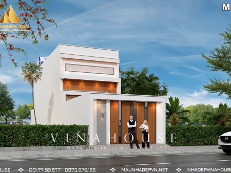 Thiết kế nhà gác lửng hiện đại 5x13 ở Bình Thuận