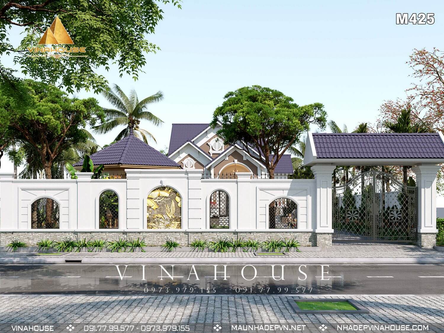 thiet-ke-cong-3d Thiết kế cổng kiên cố