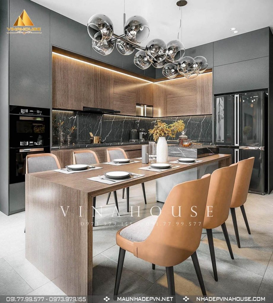 Nội thất phòng bếp ăn hiện đại