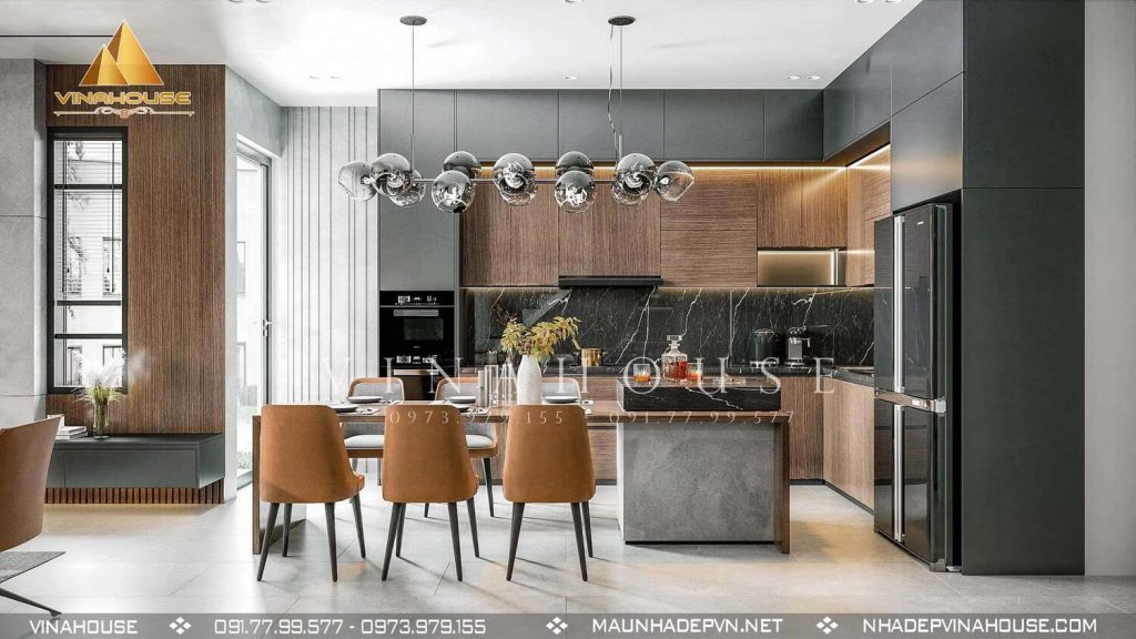 Nội thất phòng bếp ăn hiện đại