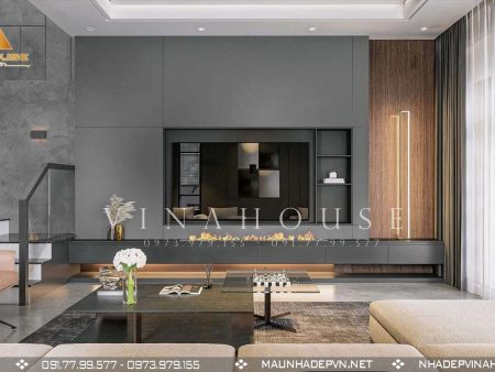 thiết kế nội thất phòng khách hiện đại