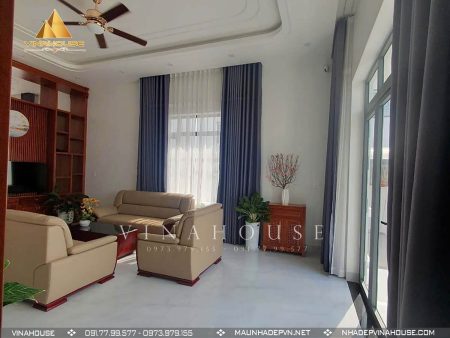 Phòng khách xài sofa hiện đại