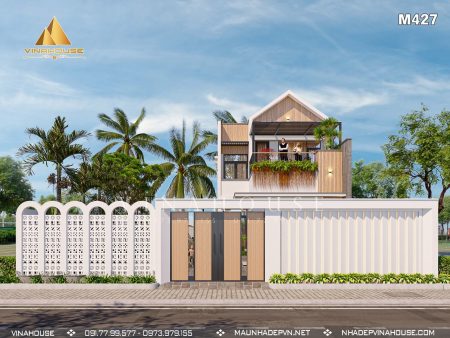Hệ thống cổng của nhà gác lửng hiện đại