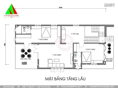 Mặt bằng tầng lầu