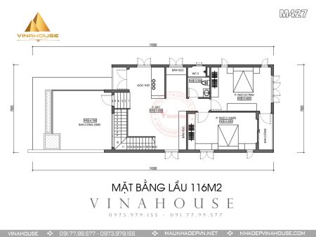 Mặt bằng tầng lầu