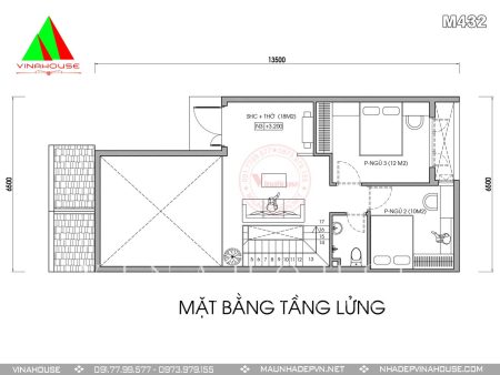 Mặt bằng tầng lửng