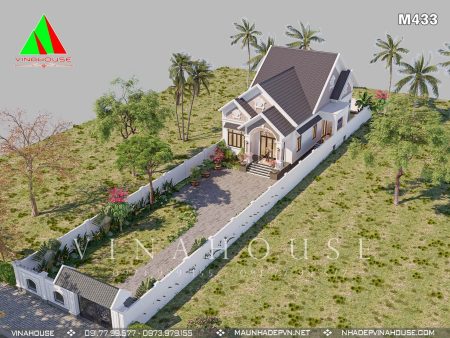Nhà cấp 4 mái thái tân cổ điển 3 phòng ngủ