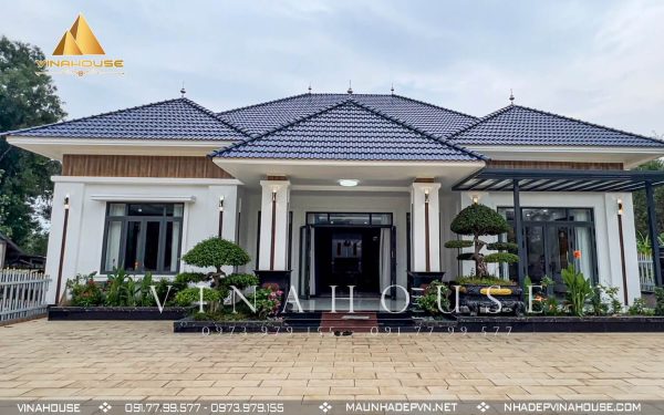 Thi công trọn gói nhà cấp 4 mái nhật