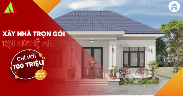 Xây nhà trọn gói 700 triệu tại Nghệ An:Tiết kiệm nhưng không kém phần tinh tế