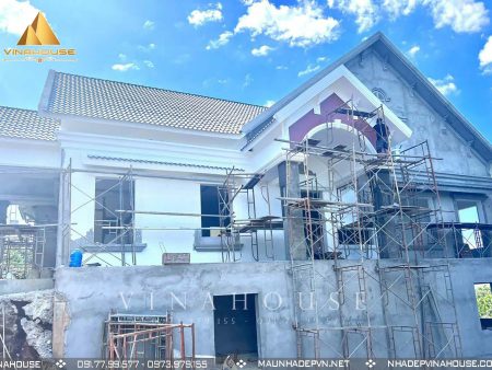 Quá trình thi công nhà cấp 4 mái thái ở Bình Phước