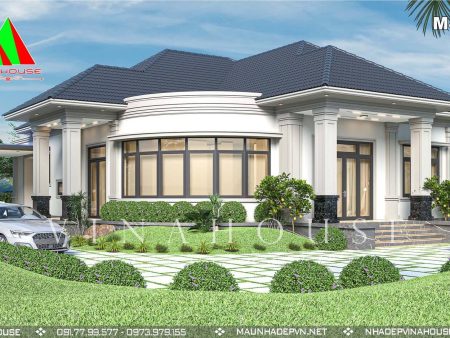 Nhà cấp 4 mái nhật hiện đại ở Củ Chi