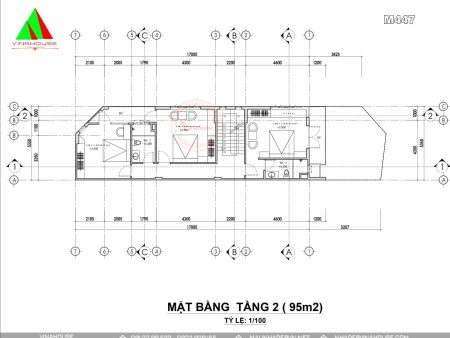 Mặt bằng tầng lầu (Tầng 2)