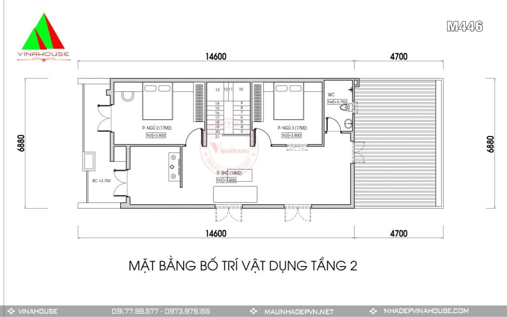 Mặt bằng tầng lầu