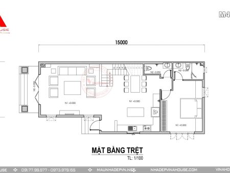 Mặt bằng tầng 1