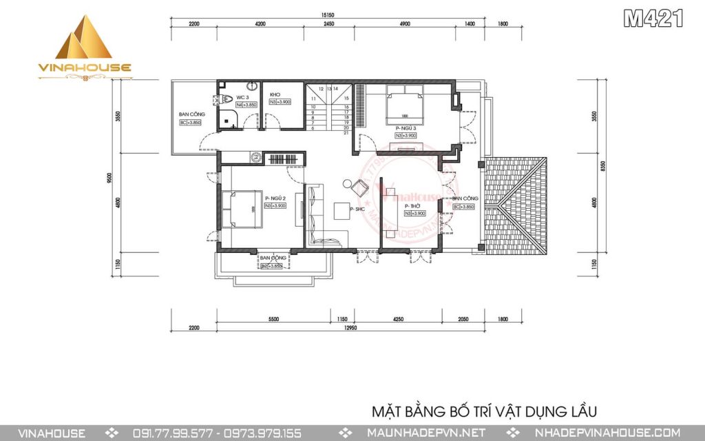 Mặt bằng tầng lầu