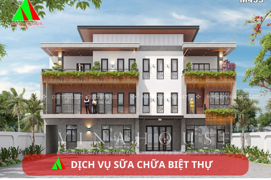 Dịch vụ sửa chữa biệt thự tại Nghệ An
