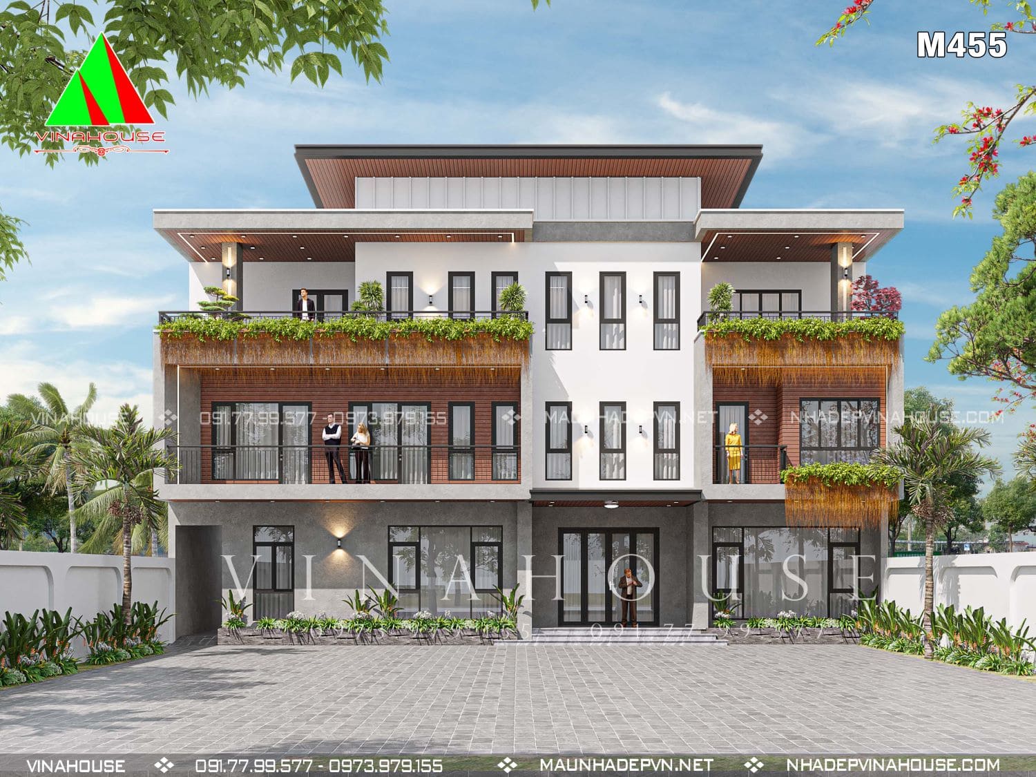 biet-thu-pho-3-tang-ba-vi Biệt thự phố hiện đại 3 tầng mặt tiền 20m ở Ba Vì