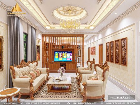 Phòng khách của ngôi nhà