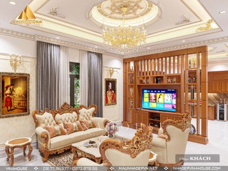 Phòng khách của ngôi nhà