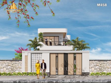 Biệt thự 2 tầng hiện đại 7x20 ở Bà Rịa - Vũng Tàu M458