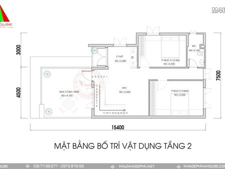 Mặt bằng tầng lầu