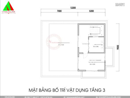 Mặt bằng tầng 3