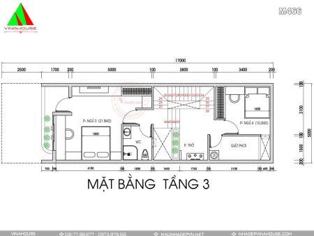 Mặt bằng tầng 3