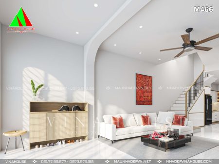Nội thất phòng khách hiện đại của nhà M466