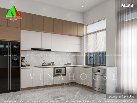 Bếp ăn được bố trí tinh tế
