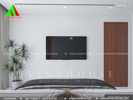 Ba phòng ngủ của biệt thự mái Thái 2 tầng tại Trảng Dài