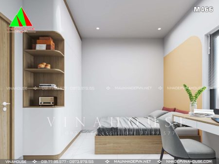 Phòng ngủ phía sau của nhà M466