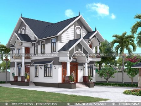 Thiết kế biệt thự 2 tầng hiện đại
