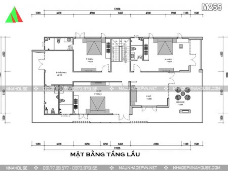 Mặt bằng tầng lầu M255
