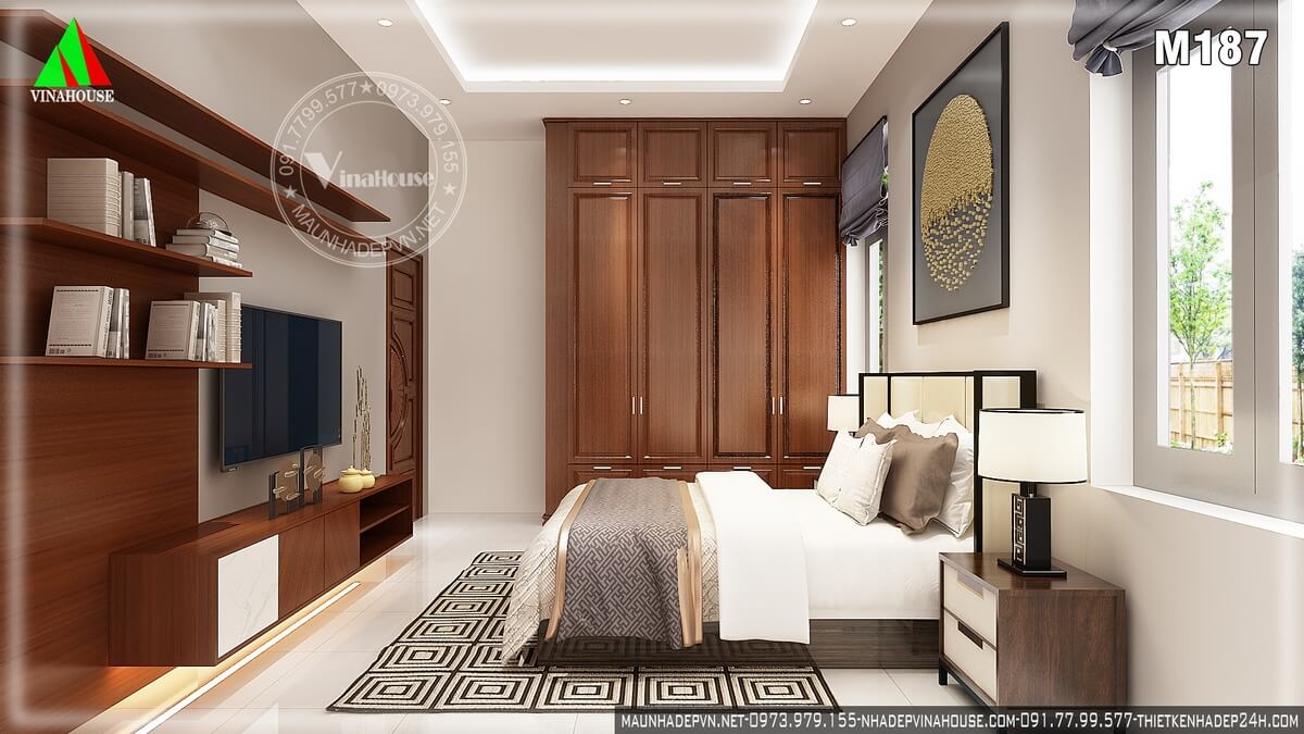 Phòng ngủ 1 ở tầng trệt dành cho vợ chồng