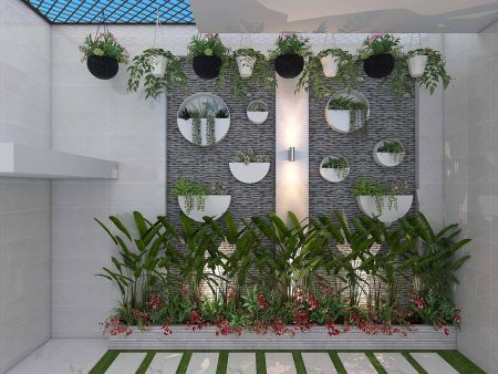 Sân sau giặt rửa