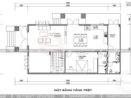 Mặt bằng tầng 1