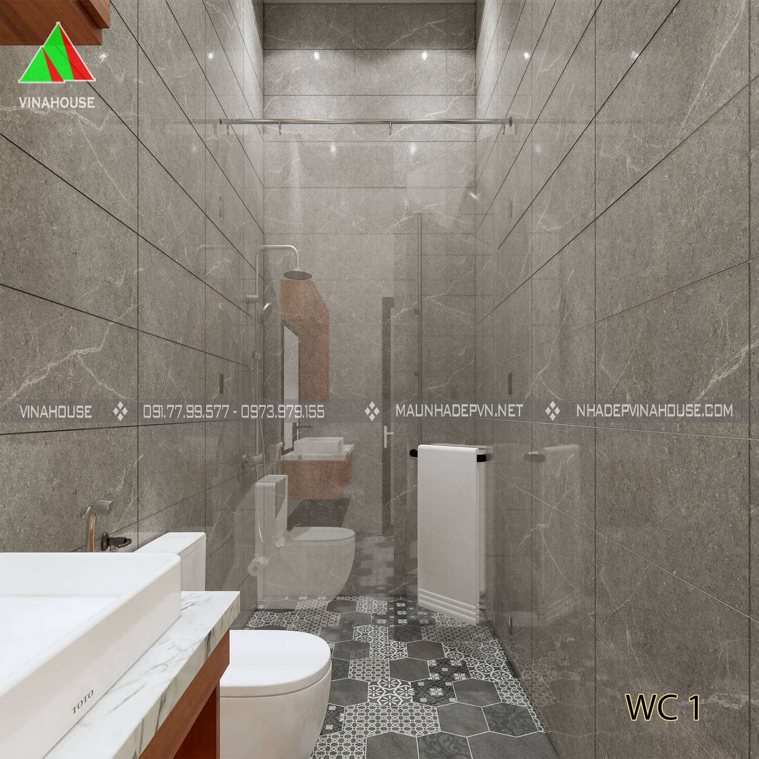 Thiết kế nhà tắm hiện đại
