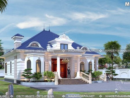 Thiết kế biệt thự 1 tầng đẹp ở Tây Ninh
