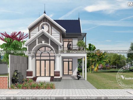 Thiết kế nhà cấp 4 có gác lửng đẹp